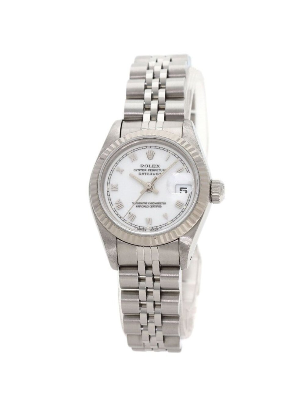 Rolex Datejust Watch SS 18k White Gold